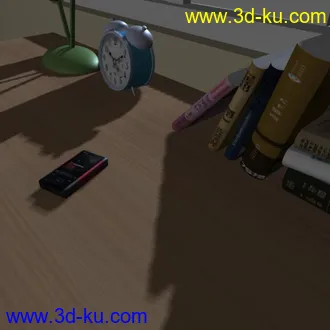 3D打印模型闹钟 场景的图片