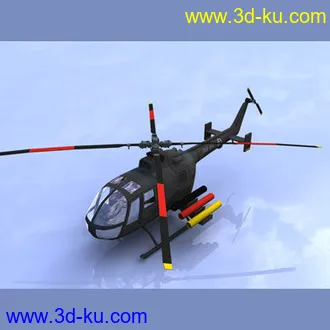 3D打印模型德国PAH-1直升机的图片