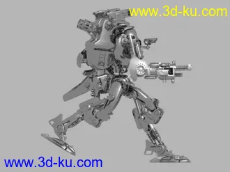 高精 武装机械人模型，造型媲美变形金刚的图片