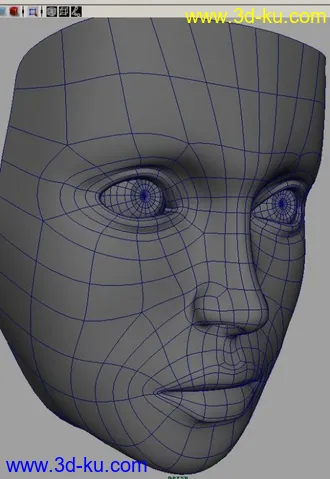 3D打印模型一张女脸的图片