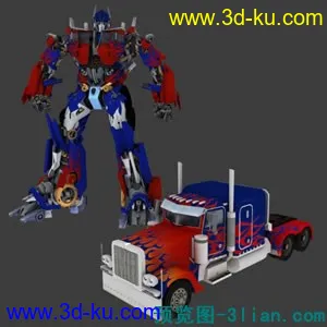 3D打印模型擎天柱变形的图片