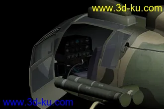 3D打印模型（原创）国产小羚羊（陆航）武装直升机（中模）的图片