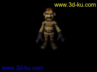 3D打印模型以前找到的綁定很好,有材質的人物,練習動作很好用的图片