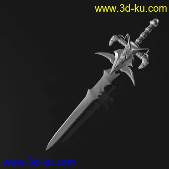 3D打印模型刚做的霜之哀伤的图片