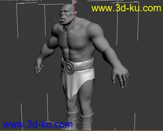 3D打印模型兽人的图片