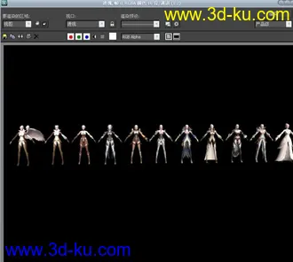 3D打印模型韩国女模的图片
