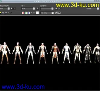 3D打印模型韩国男模的图片