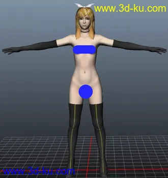 3D打印模型靓妹 身体上的某些部位做的挺不错的 大家都懂的的图片