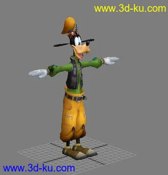 3D打印模型Goofy 迪士尼高飞的图片