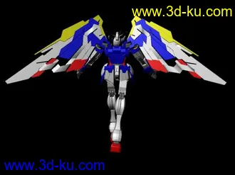 自学建模不久的第一个高达模型，可能有些地方建的不是很好，请各位高手指点指点。的图片