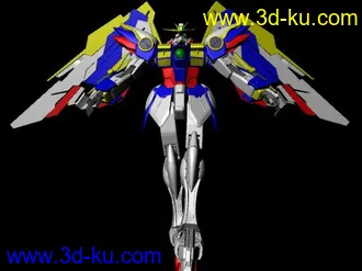 自学建模不久的第一个高达模型，可能有些地方建的不是很好，请各位高手指点指点。的图片