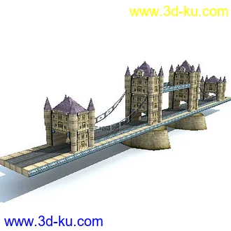 3D打印模型很多人在找的伦敦桥！！的图片