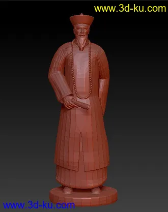 3D打印模型张之洞雕像的图片