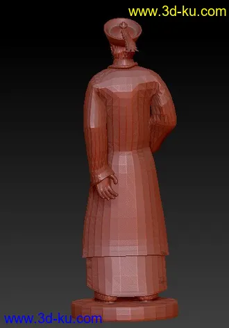 3D打印模型张之洞雕像的图片