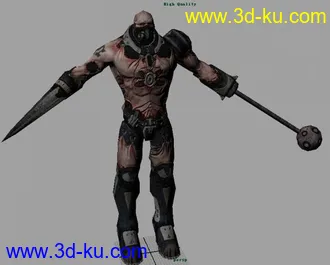 NB游戏角色模型（有贴图）的图片