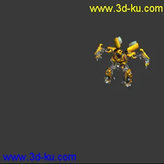 ]变形金刚带骨骼变形动画模型下载的图片