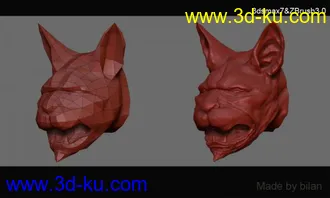 狗头模型的图片