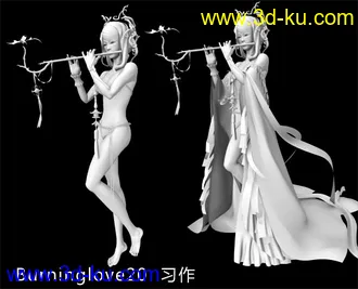 3D打印模型慕容慕容 【习作】的图片