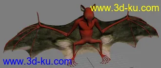 3D打印模型呵呵。。。蝙蝠——》血蝙蝠？的图片