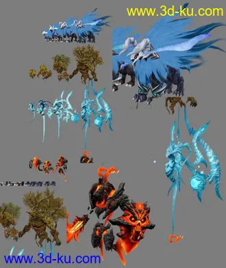 3D打印模型aion4大召唤神兽的图片