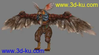 3D打印模型猫头鹰的图片