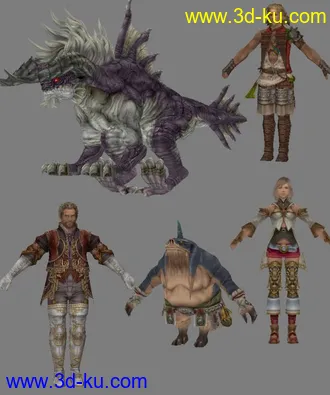 最近整理的一些模型的图片