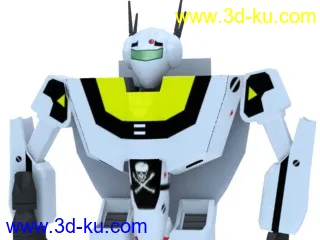 3D打印模型科幻战机有点像VF-19！！的图片