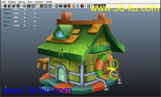 3D打印模型妖怪A梦 场景的图片