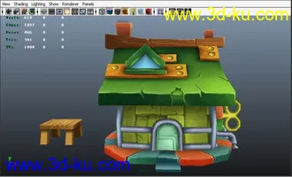 3D打印模型妖怪A梦 场景的图片