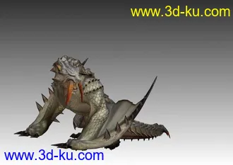 3D打印模型冰牙龙的图片