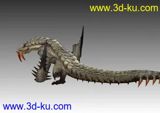 3D打印模型冰牙龙的图片