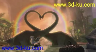 3D打印模型情侣恐龙的图片