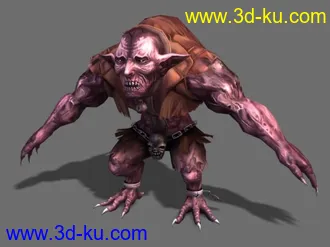 3D打印模型原创外包_韩国游戏项目外包_怪物角色1的图片