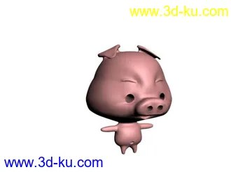 3D打印模型小猪的图片