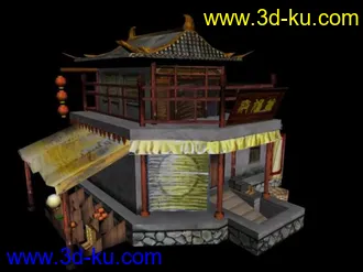 3D打印模型铺货摊的图片