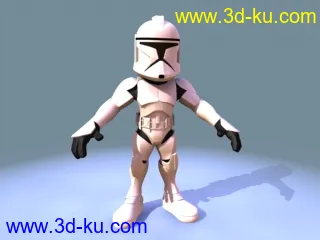 Mini Toon Clone Trooper模型的图片1