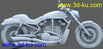 3D打印模型摩托车的图片