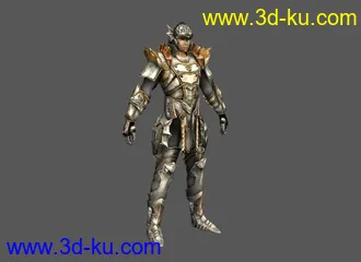 3D打印模型西方铠甲战士的图片