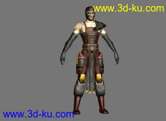 3D打印模型忍者武士的图片