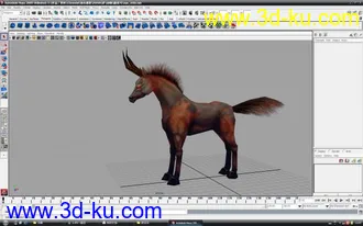 一个maya游戏模型的图片