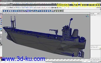 3D打印模型货船x1 军舰x1的图片