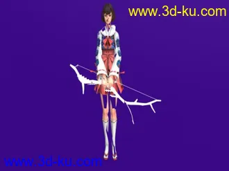 3D打印模型战国basara3  鹤姬maya2008   max9的图片