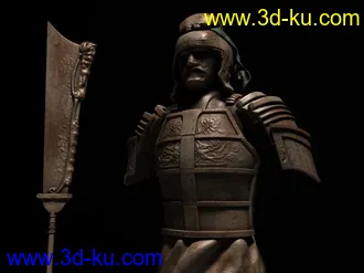 3D打印模型见龙卸甲——关羽冢.的图片