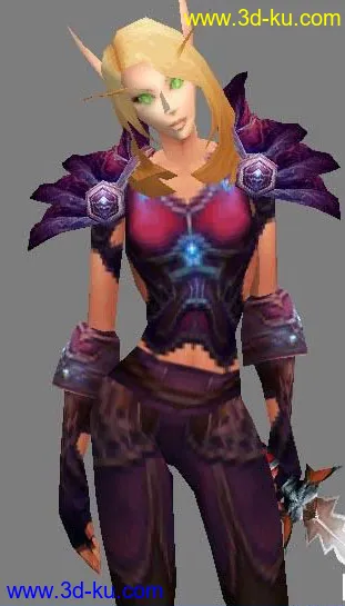 最近整理的人物模型。的图片