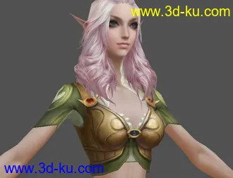 最近整理的人物模型。的图片