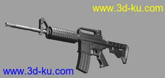 3D打印模型M4卡宾枪~~差点细节。。- -的图片