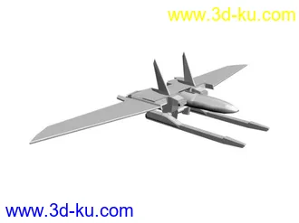 3D打印模型大鹫晓 背后的灰机的图片