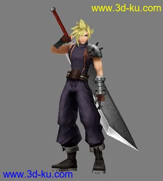 3D打印模型最终幻想战士的图片