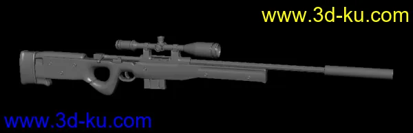 一把CF里最常用的狙,AWP模型的图片1