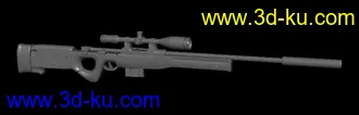 3D打印模型一把CF里最常用的狙,AWP的图片